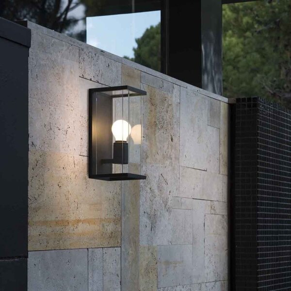 FARO 70773 - Aplică perete exterior NALA 1xE27/15W/230V IP54
