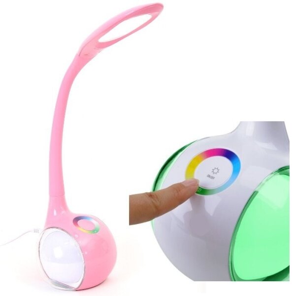 LED RGB Lampă de masă dimmabilă LED/7W/230V roz
