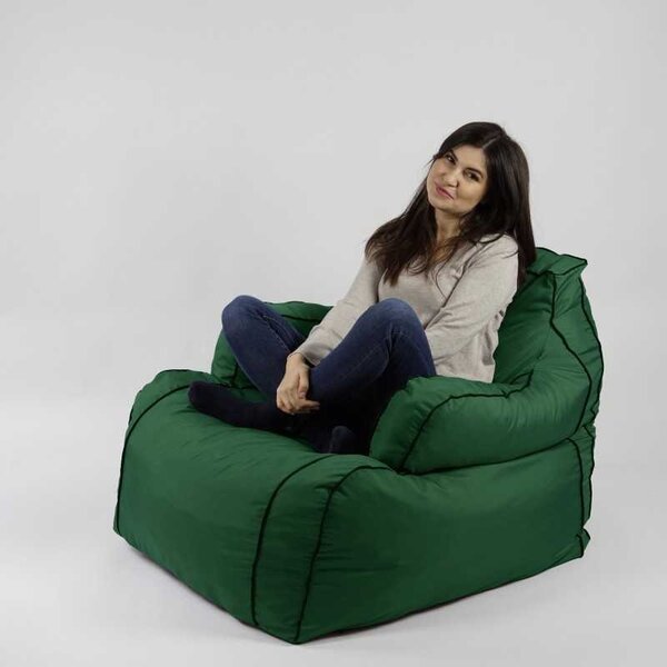 Fotoliu Player Mini Pufrelax, Material Impermeabil - Verde