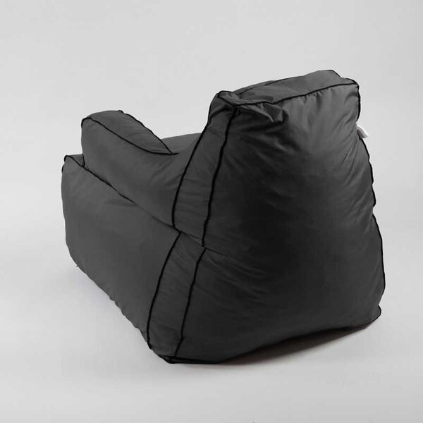 Fotoliu Player Mini Pufrelax, Material Impermeabil - Gri inchis