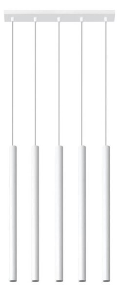 Lustră pe cablu PASTELO 5xG9/12W/230V alb