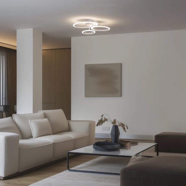 Lustră LED dimabilă aplicată Brilagi ORBITS LED/40W/230V 3000-6500K alb + telecomandă