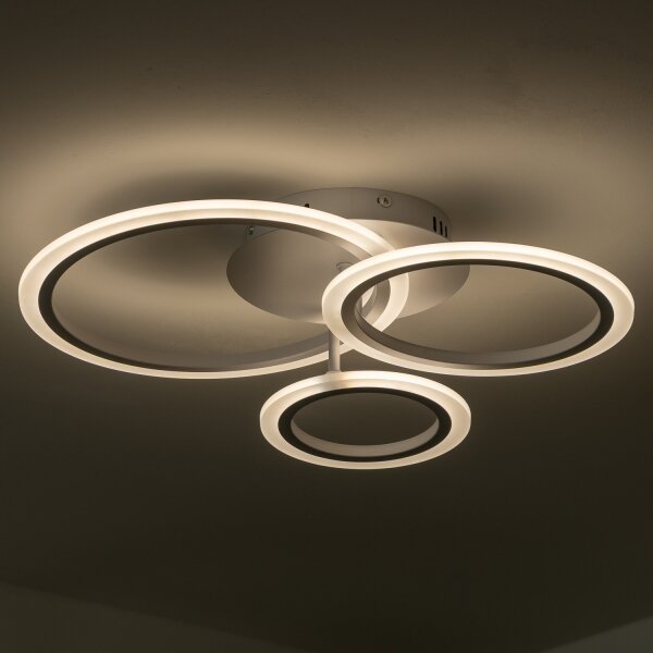 Lustră LED dimabilă aplicată Brilagi ORBITS LED/40W/230V 3000-6500K alb + telecomandă