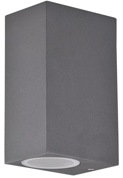 Aplica de perete exterior BOSTON 2xGU10/10W/230V antracit