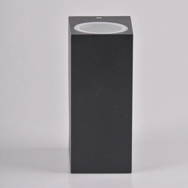 Aplica de perete exterior BOSTON 2xGU10/10W/230V antracit