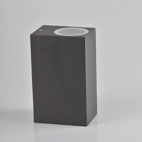 Aplica de perete exterior BOSTON 2xGU10/10W/230V antracit
