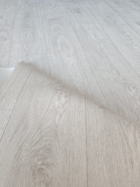 Covorul PVC linoleum Brown Board 82-20, Latimi 2 m, 2.5 m, 3 m , Suport pasla, Gri 2 x 2 m