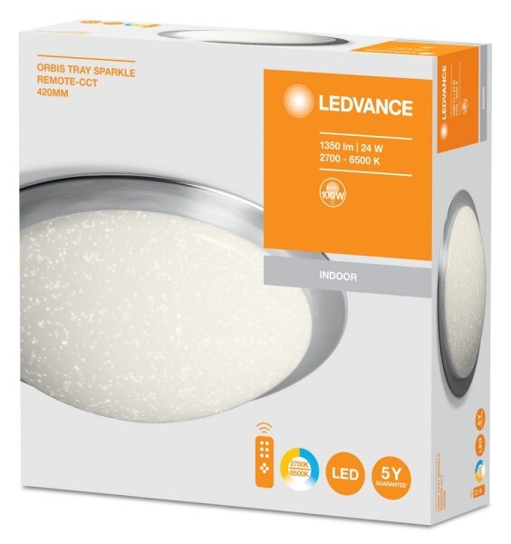 Ledvance - LED Plafonieră dimmabilă SILARA LED/24W/230V +telecomandă