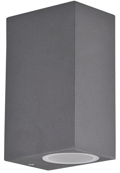 Aplica de perete exterior BOSTON 2xGU10/10W/230V antracit