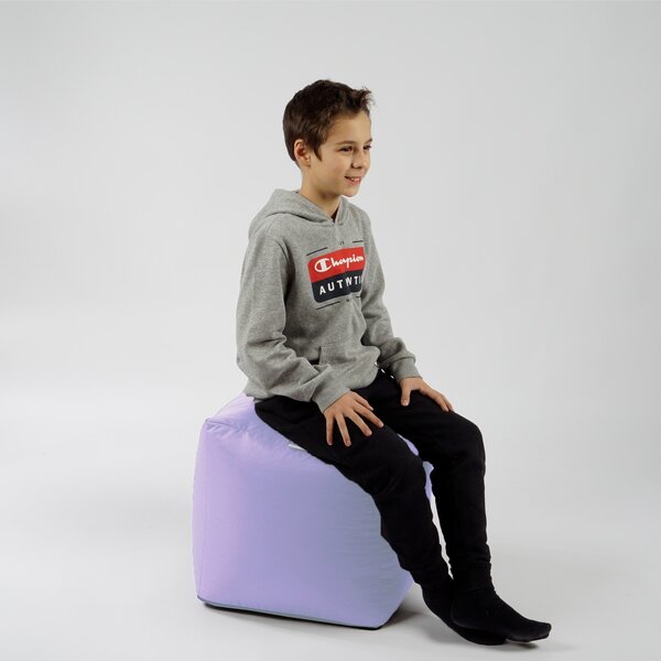 Taburet Cub Pufrelax, Material Impermeabil - Lilac