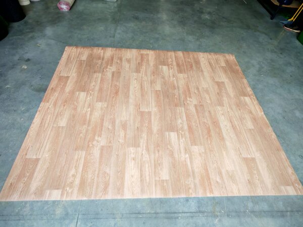 Covorul PVC linoleum Oak Prestige 098-2, 2 m, 2.5 m, 3 m, Crem Bej Suport Pasla 3 x 4 m
