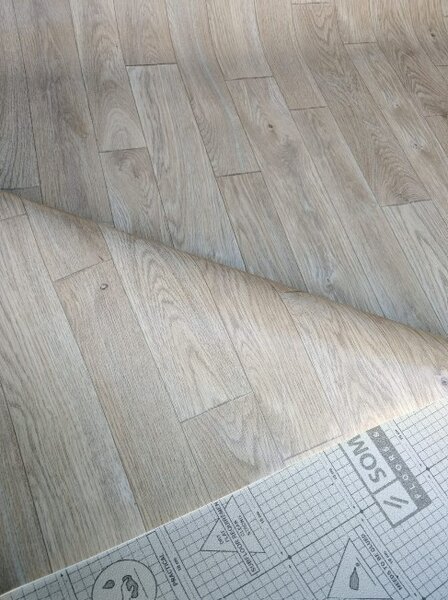 Linoleum START NANCY 1, Latime 2 m, Pret 39.99 Lei mp, Gri Crem 2 x 10 m