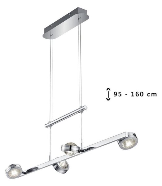 TRIO - LED Lustră pe cabllu LENTIL 8xLED/2,3W/230V