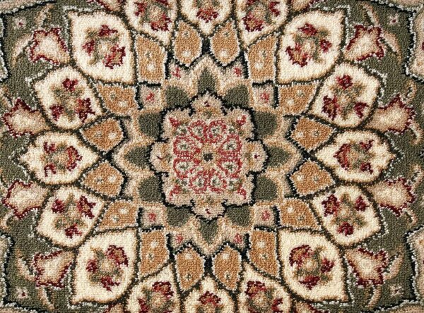 Covor Sufragerie Dormitor, Model Lotos 1555 610, Verde Dreptunghi, Verde, 250x350