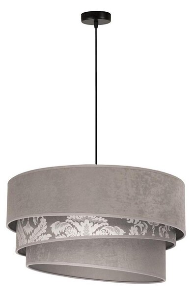 Lustră pe cablu Duolla TRIO 1xE27/40W/230V d. 45 cm gri