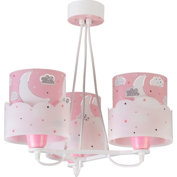 Dalber 61237S - Lustră copii MOON 3xE27/60W/230V