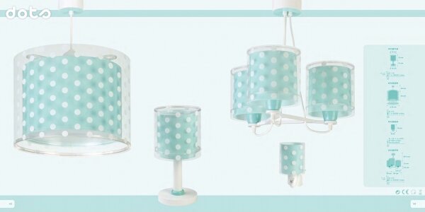 Dalber 41002H - Lustră copii DOTS 1xE27/60W/230V