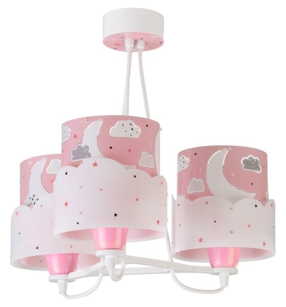 Dalber 61237S - Lustră copii MOON 3xE27/60W/230V