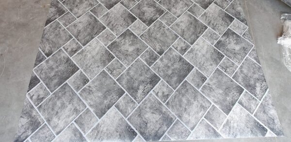 Linoleum Model Sand Stone 919, Latime 200 cm, Gri 2 x 2 m