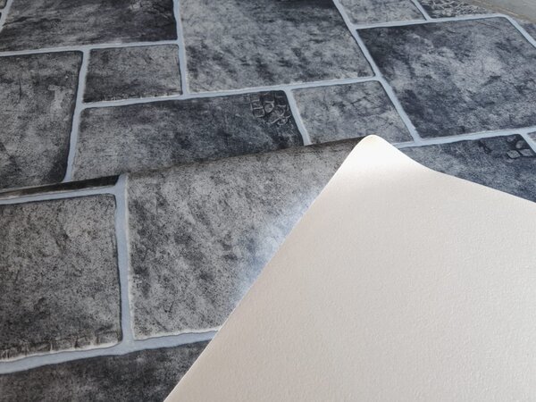 Linoleum Model Sand Stone 919, Latime 200 cm, Gri 2 x 2 m