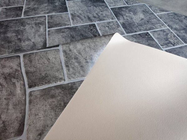Linoleum Model Sand Stone 919, Latime 200 cm, Gri 2 x 2 m