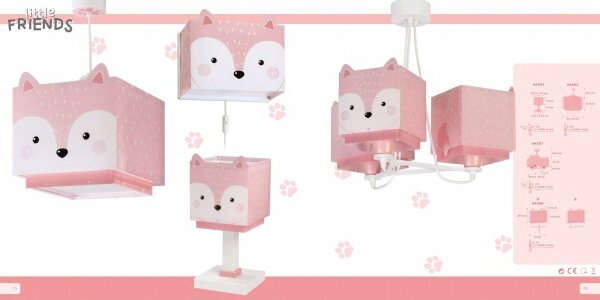 Dalber 64587 - Lustră copii LITTLE FOX 3xE27/60W/230V