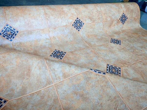 Linoleum PVC, Model Kelso 7099, Latime 200 cm, Bej 2 x 2 m