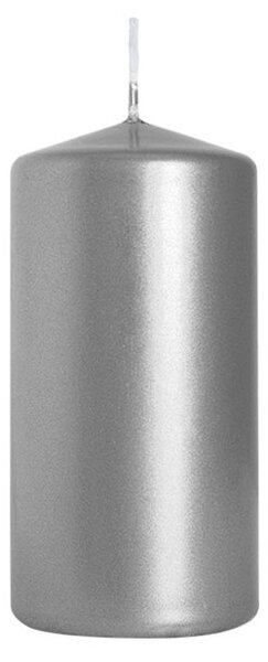 Lumanare tip stalp, argintie, SW50/100-271