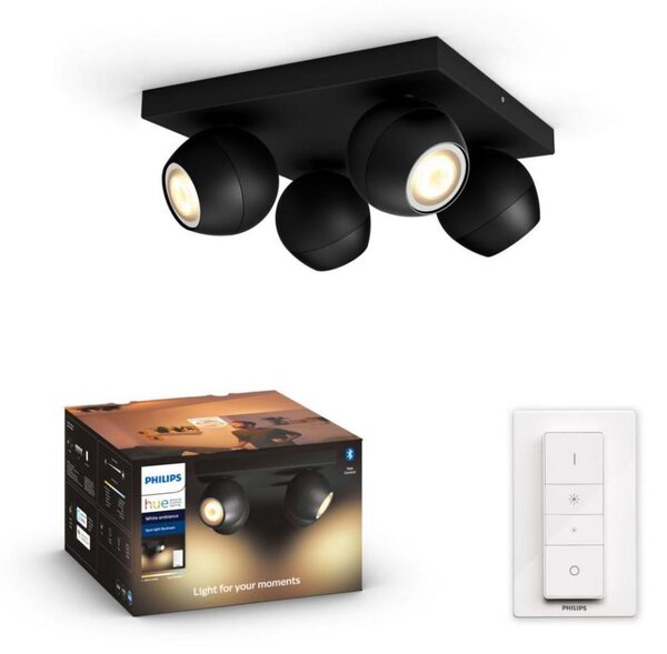 Philips 50474/30/P6 - Spot LED dimabil Hue BUCKRAM 4xGU10/5W/230V