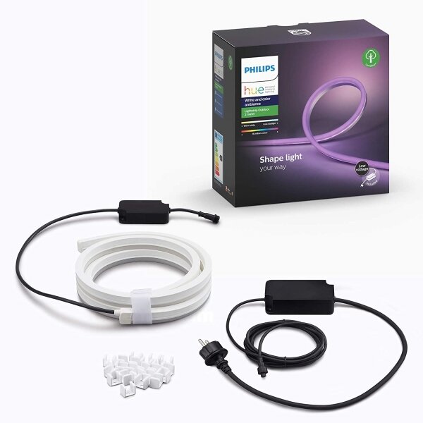 LED RGB Bandă Philips Hue Outdoor Strip LED/20,5W 2m IP67