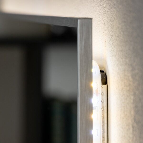 Brilagi - Oglindă LED pentru baie DESIO, 30W/230V, 60x90 cm, IP44, CRI 90, cu dimmer + CCT