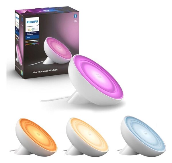 Philips Hue BLOOM - Lampă de birou LED RGB reglabilă, 7,1W, 230V