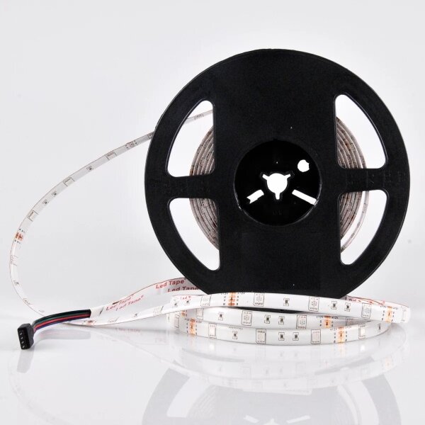 Banda LED RGB reglabilă exterior 5m LED/14W/12V IP65 + telecomandă