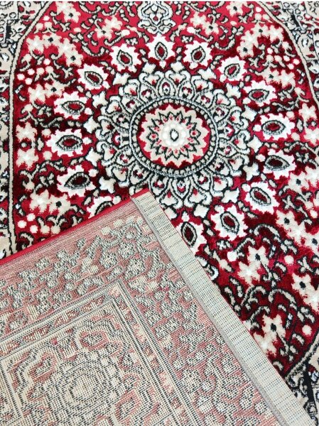 Covor Clasic Queen 01517, Model Oriental, Rosu 80x150