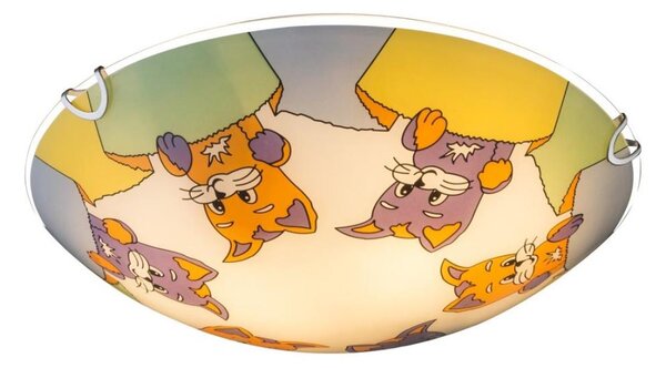 Globo 40606 - Plafonieră copii KIDDY 2xE27ILLU/60W/230V