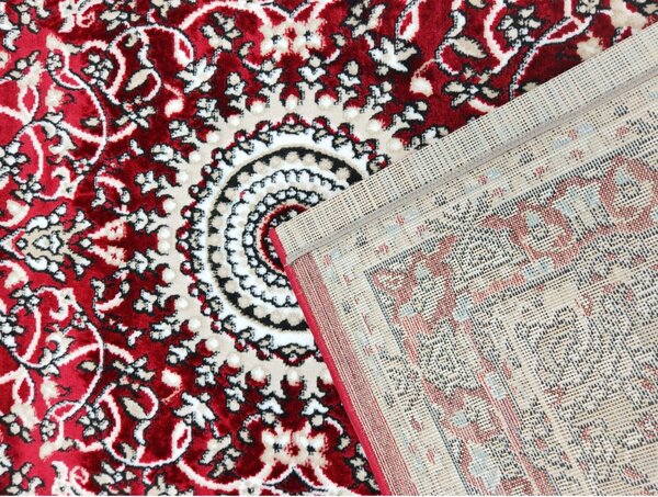 Covor Clasic Queen 05709, Model Oriental, Rosu 50x80