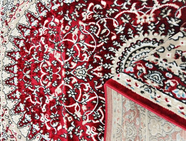 Covor Clasic Queen 05709, Model Oriental, Rosu 50x80