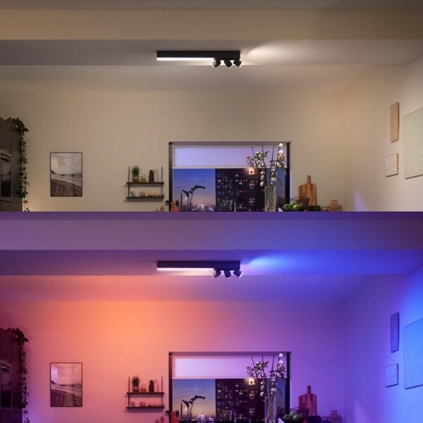 Philips CENTRIS LED RGBW spot, 25W, 230V + 3x GU10/5,7W, iluminare LED