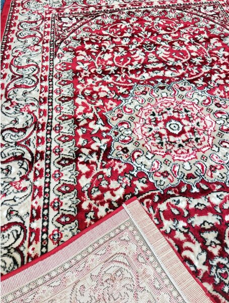 Covor Clasic Queen 07288, Model Oriental, Rosu 50x80