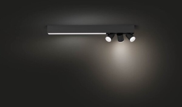 Philips CENTRIS LED RGBW spot, 25W, 230V + 3x GU10/5,7W, iluminare LED