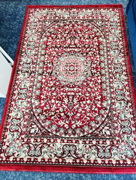 Covor Clasic Queen 07288, Model Oriental, Rosu 50x80