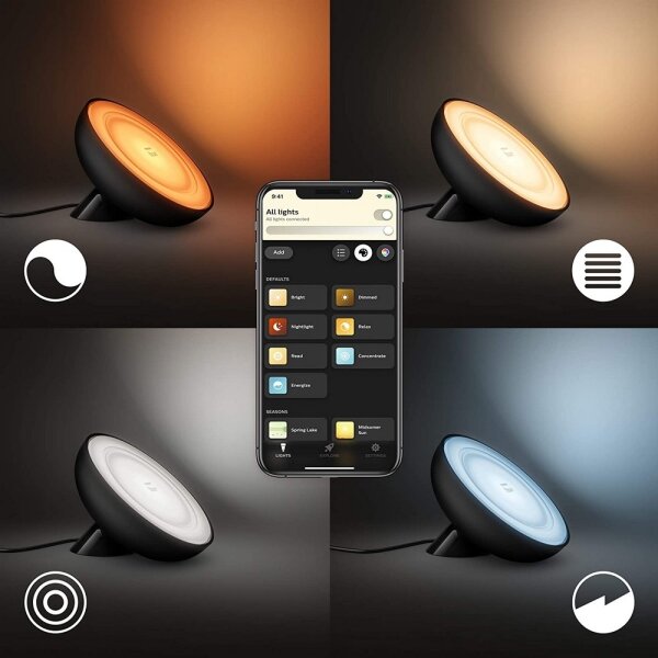 Philips - Lampă de birou LED RGB reglabilă Hue BLOOM LED/7,1W/230V