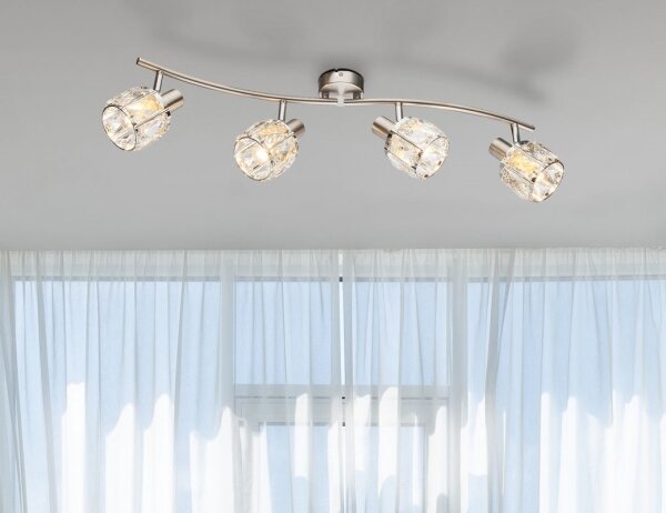 Globo 54356-4 - Lampă spot KRIS 4xE14/40W/230V