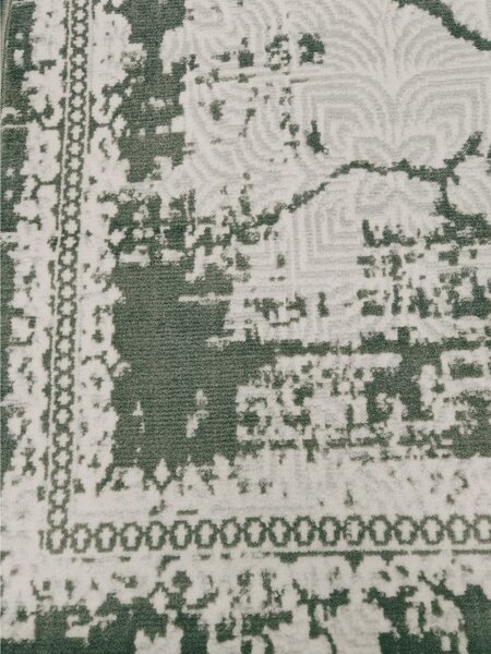 Covor Frida 08912, Fabricat în Uzbekistan, Elegant pentru Living și Dormitor, Gri 50x80