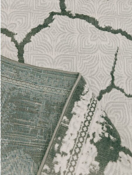 Covor Frida 08912, Fabricat în Uzbekistan, Elegant pentru Living și Dormitor, Gri 50x80