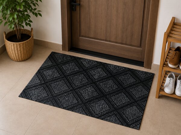 Covoras intrare Cauciucat, Model 888 102, Dimensiunea 40x60 cm, Gri 40 x 60