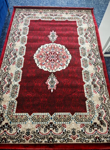 Covor Clasic Queen 12165, Model Oriental, Rosu 50x80