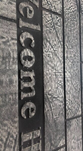 Covoras Intrare, Model 625 010, Dimensiunea 45x75 cm, Gri 45x75