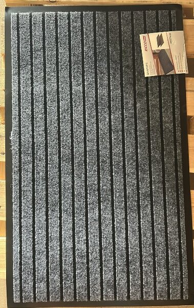 Covoras intrare, Model Grafit 481 004, Dimensiunea 45x75 cm, Gri 45x75