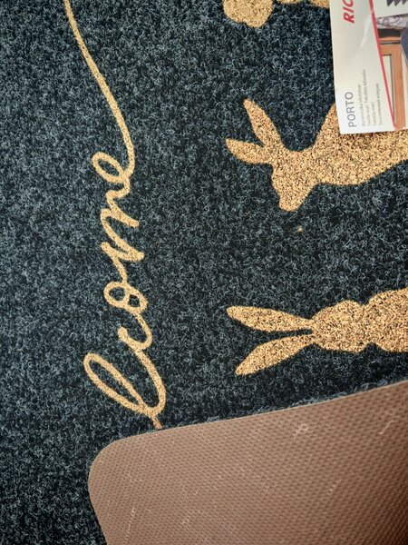 Covor Intrare, Model Porto 869 013, Dimensiunea 40 x 60 cm , Gri Dreptunghi, 40x60